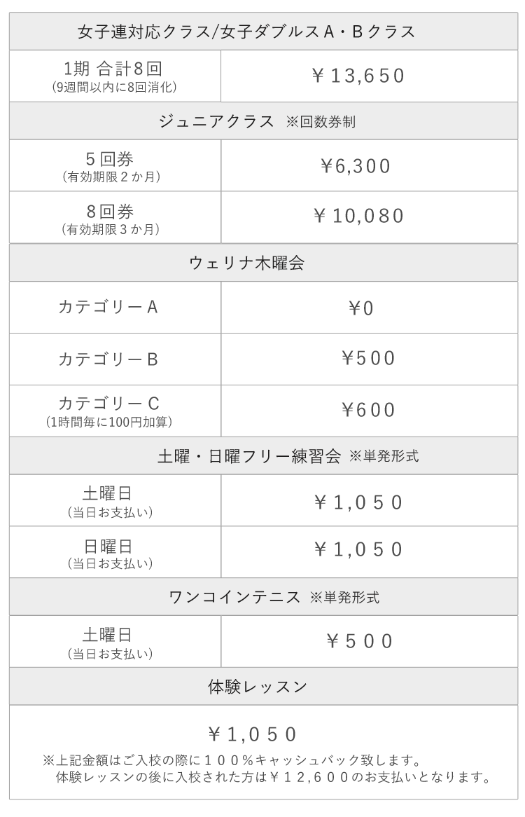 料金案内